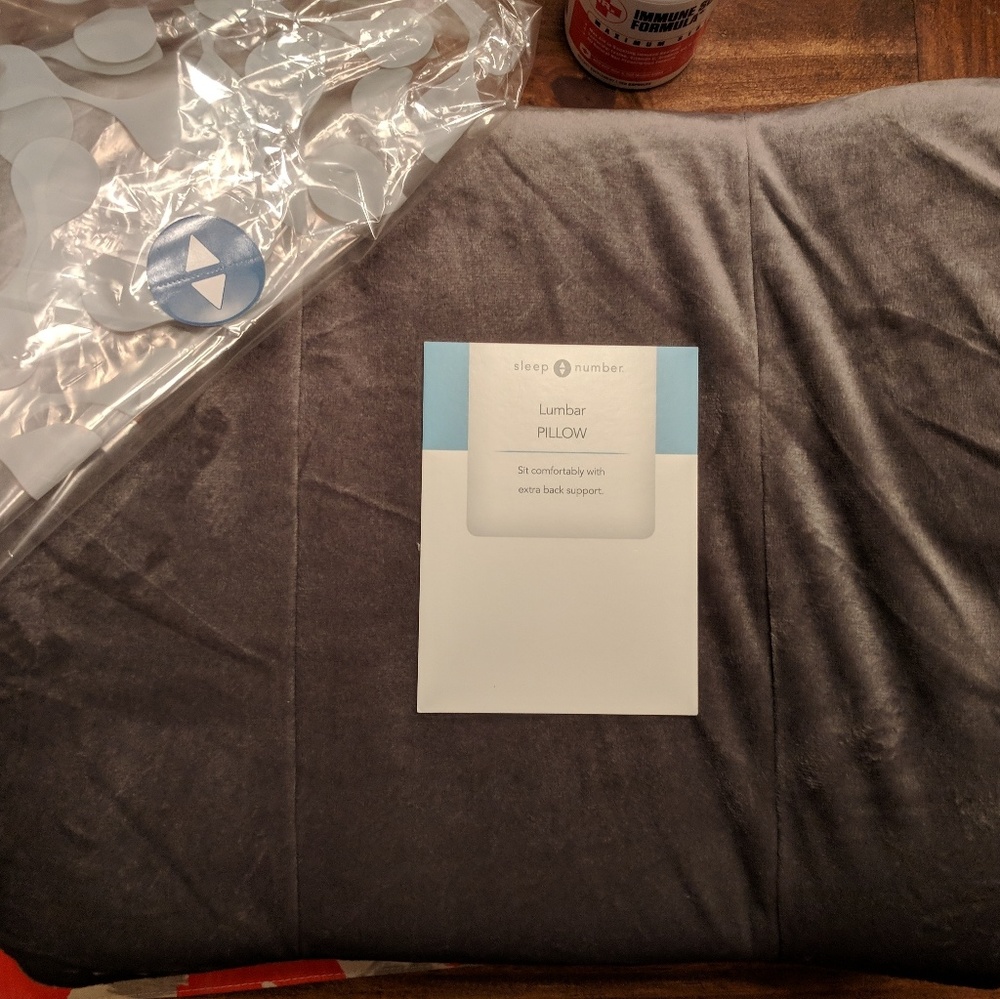 Sleep Number Lumbar support pillow